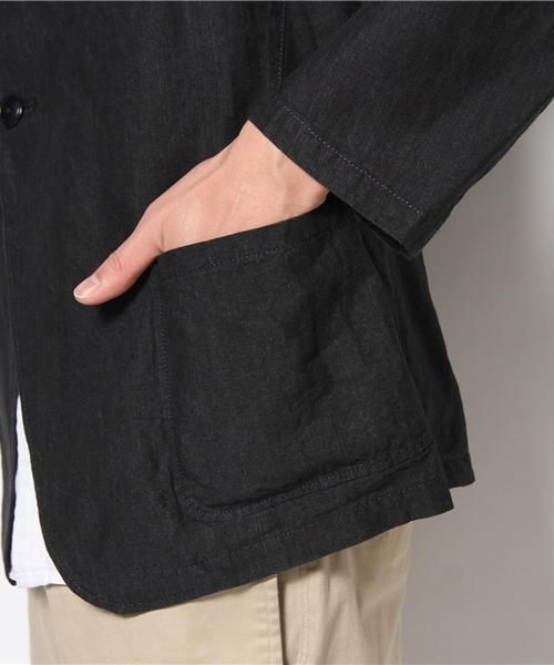 BEAMS（ビームス）の「○ｻﾝｶINDGﾘﾈﾝCnvsJK（テーラードジャケット・メンズ・ネイビー・2/3）」の8枚目の写真