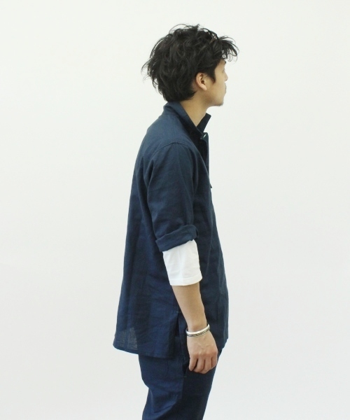JOURNAL STANDARD（ジャーナルスタンダード）の「CHILL WEAR set up Relax Wear_ #（その他トップス・メンズ・ベージュ/ネイビー・MEDIUM/LARGE）」の9枚目の写真