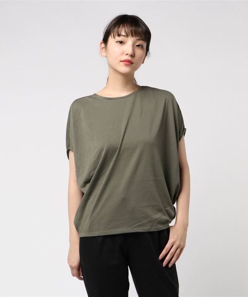 AMERICAN HOLIC（アメリカンホリック）の「・バックねじりプルオーバー（Tシャツ/カットソー・レディース・ブラック/グレー系その他/テラコッタ/オフホワイト/カーキ・FREE）」の18枚目の写真