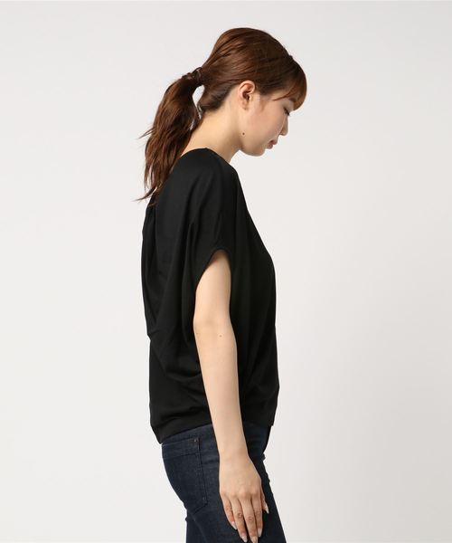 AMERICAN HOLIC（アメリカンホリック）の「・バックねじりプルオーバー（Tシャツ/カットソー・レディース・ブラック/グレー系その他/テラコッタ/オフホワイト/カーキ・FREE）」の19枚目の写真