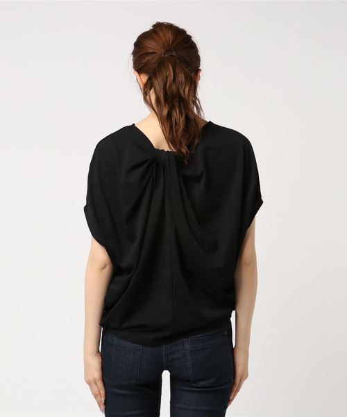 AMERICAN HOLIC（アメリカンホリック）の「・バックねじりプルオーバー（Tシャツ/カットソー・レディース・ブラック/グレー系その他/テラコッタ/オフホワイト/カーキ・FREE）」の20枚目の写真