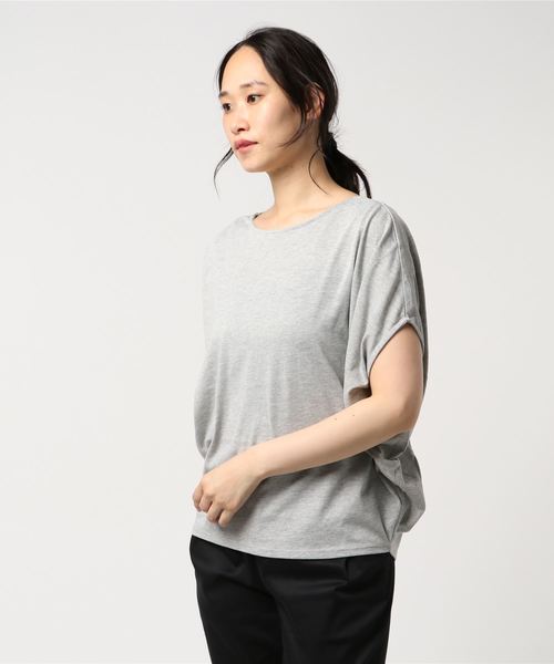 AMERICAN HOLIC（アメリカンホリック）の「・バックねじりプルオーバー（Tシャツ/カットソー・レディース・ブラック/グレー系その他/テラコッタ/オフホワイト/カーキ・FREE）」の3枚目の写真