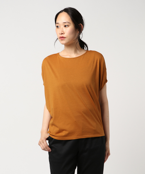 AMERICAN HOLIC（アメリカンホリック）の「・バックねじりプルオーバー（Tシャツ/カットソー・レディース・ブラック/グレー系その他/テラコッタ/オフホワイト/カーキ・FREE）」の4枚目の写真