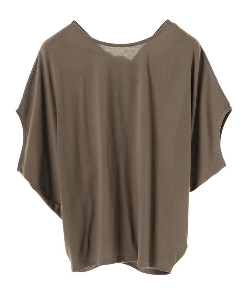 AMERICAN HOLIC（アメリカンホリック）の「・バックねじりプルオーバー（Tシャツ/カットソー・レディース・ブラック/グレー系その他/テラコッタ/オフホワイト/カーキ・FREE）」の10枚目の写真