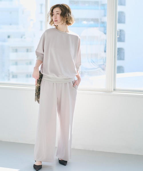 coca（coca）（コカ）の「エンボス加工ウエストシャーリングワイド