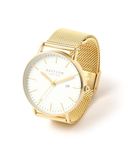 BAYFLOW（ベイフロー）の「メタルメッシュフラットウォッチ 18AW（アナログ腕時計・レディース・シルバー/ゴールド・FREE）」の22枚目の写真