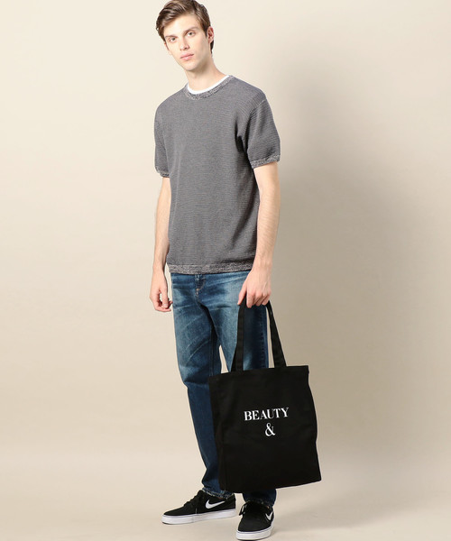 BEAUTY&YOUTH UNITED ARROWS（ビューティーアンドユースユナイテッドアローズ）の「BY スーベニア トートバッグ M（トートバッグ・メンズ・その他1/ホワイト・FREE）」の12枚目の写真