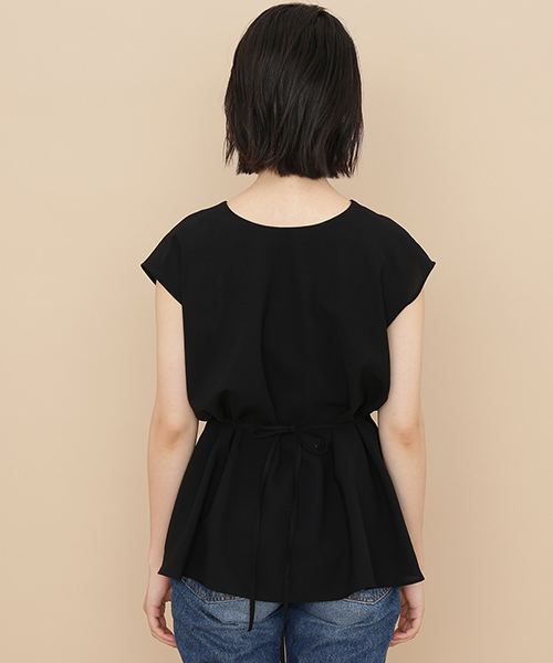 ADAM ET ROPE'（アダムエロペ）の「ポプリン２ＷＡＹブラウス（シャツ/ブラウス・レディース・ブラック/ベージュ/レンガ・FREE）」の10枚目の写真