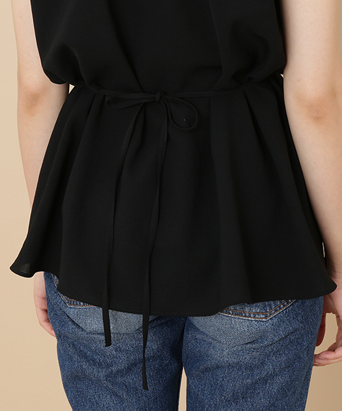 ADAM ET ROPE'（アダムエロペ）の「ポプリン２ＷＡＹブラウス（シャツ/ブラウス・レディース・ブラック/ベージュ/レンガ・FREE）」の13枚目の写真