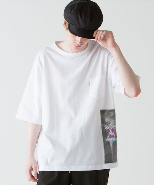 rehacer(レアセル)の「rehacer : × Ai Ohkawara 'Silence '(Tシャツ/カットソー)」|ホワイト