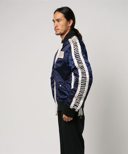 DIESEL（ディーゼル）の「MEN’S　ジャケット（ミリタリージャケット・メンズ・ネイビー/ダークオリーブ・SMALL/MEDIUM/LARGE/X-LARGE/X-SMALL）」の3枚目の写真