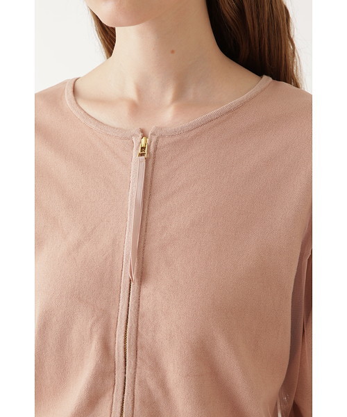 JILL STUART（ジルスチュアート）の「◆リディニットブルゾン（ブルゾン・レディース・ブラック/ベージュ/ホワイト・FREE）」の5枚目の写真