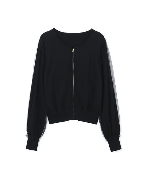 JILL STUART（ジルスチュアート）の「◆リディニットブルゾン（ブルゾン・レディース・ブラック/ベージュ/ホワイト・FREE）」の10枚目の写真