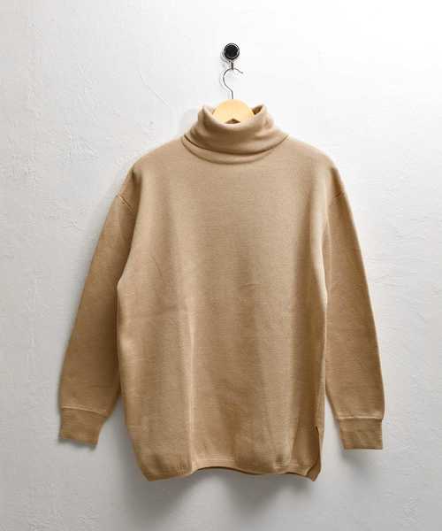 MinoriTY（マイノリティ）の「ミラノリブ編みビッグシルエットタートルネックニット（ニット/セーター・メンズ・ブラック/ブラウン/チャコールグレー/ベージュ/ワイン/杢グレー/オフホワイト・L/M）」の12枚目の写真