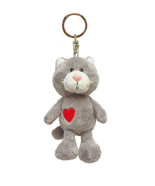 nici(ニキ)の「NICI/キーリング BB グレーキャット 10cm(キーホルダー・レディース・グレー・ONE SIZE)」の5枚目の写真