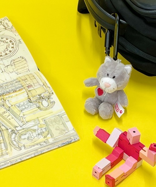 nici(ニキ)の「NICI/キーリング BB グレーキャット 10cm(キーホルダー・レディース・グレー・ONE SIZE)」の6枚目の写真