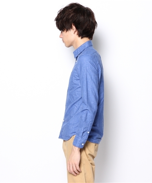 CIAOPANIC(チャオパニック)の「【Ciaopanic】スヌードキモウOXシャツL/S(シャツ/ブラウス・メンズ・ライトグレー/サックスブルー/ネイビー/ベージュ/オフホワイト/グリーン・MEDIUM/LARGE/SMALL)」の15枚目の写真