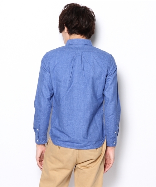 CIAOPANIC(チャオパニック)の「【Ciaopanic】スヌードキモウOXシャツL/S(シャツ/ブラウス・メンズ・ライトグレー/サックスブルー/ネイビー/ベージュ/オフホワイト/グリーン・MEDIUM/LARGE/SMALL)」の14枚目の写真