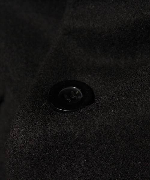 CIAOPANIC（チャオパニック）の「【Ciaopanic】メルトンチェスターコート（ステンカラーコート・メンズ・ブラック/ネイビー/キャメル・SMALL/MEDIUM/LARGE）」の8枚目の写真