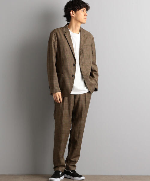 green label relaxing(グリーンレーベルリラクシング)の「NM CI ウールリネン 1P ユーティリティー テーパード パンツ ◆(その他パンツ・メンズ・ネイビー/オリーブ/その他1・S/M/L/XL)」の17枚目の写真