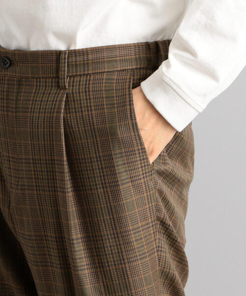 green label relaxing(グリーンレーベルリラクシング)の「NM CI ウールリネン 1P ユーティリティー テーパード パンツ ◆(その他パンツ・メンズ・ネイビー/オリーブ/その他1・S/M/L/XL)」の19枚目の写真