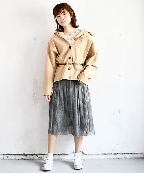 PairPair(ペアペア)の「ツイルポケット付きビッグシャツ(シャツ/ブラウス・レディース・ベージュ/カーキ・FREE)」の9枚目の写真