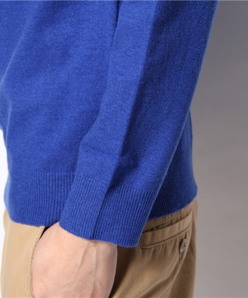 SHIPS JET BLUE（シップスジェットブルー）の「JB: アニマルインターシャ/クルーネックニット2（ニット/セーター・メンズ・グレー/ブラック/ネイビー/オリーブ・SMALL/MEDIUM/LARGE）」の9枚目の写真