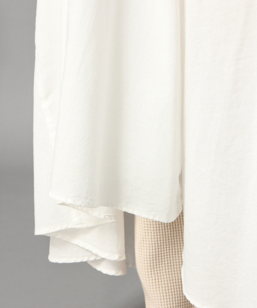 LOWRYS FARM（ローリーズファーム）の「スキッパーシャツワンピ　832229（ワンピース・レディース・オフホワイト/ブラック/グリーン/パープル・FREE）」の13枚目の写真