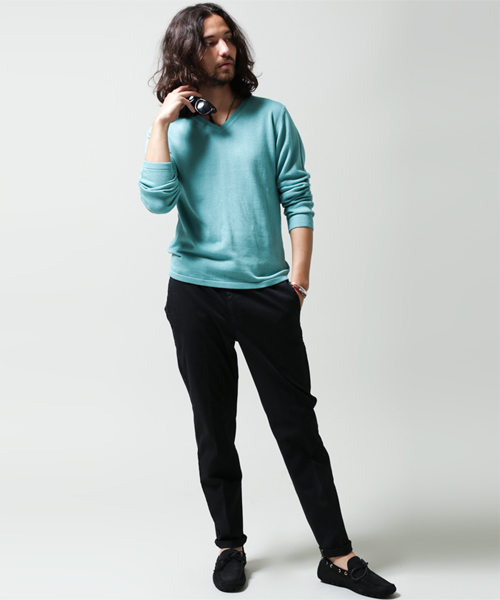 NANO universe（ナノユニバース）の「Lee(リー)/ 別注Trouser（スラックス・メンズ・ベージュ/ホワイト/ブラック/ピンクベージュ/レッド/ブルー/ネイビー・SMALL/MEDIUM/LARGE）」の9枚目の写真