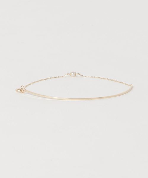 Phoebe(フィービィー)の「<ラストワン>【REMYU】K10 Curvaceous pearl ブレスレット(ブレスレット・レディース・ゴールド・FREE)」の1枚目の写真