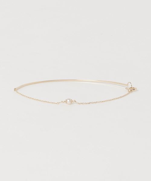 Phoebe(フィービィー)の「<ラストワン>【REMYU】K10 Curvaceous pearl ブレスレット(ブレスレット・レディース・ゴールド・FREE)」の2枚目の写真