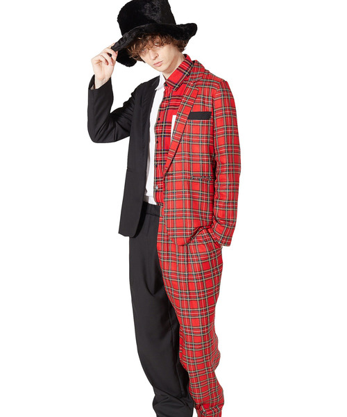 ankoROCK（アンコロック）の「ハンブンタータン一つボタンテーラードジャケット（テーラードジャケット・メンズ・A・ONE SIZE）」の8枚目の写真