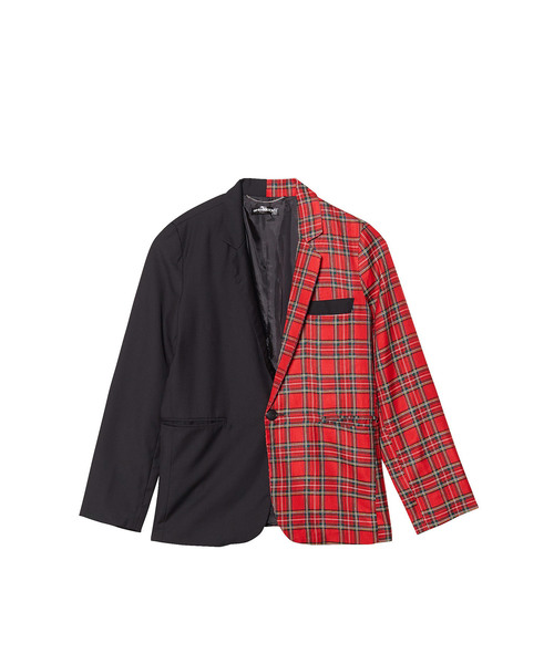 ankoROCK（アンコロック）の「ハンブンタータン一つボタンテーラードジャケット（テーラードジャケット・メンズ・A・ONE SIZE）」の4枚目の写真