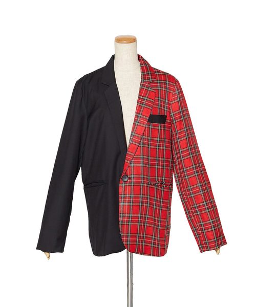 ankoROCK（アンコロック）の「ハンブンタータン一つボタンテーラードジャケット（テーラードジャケット・メンズ・A・ONE SIZE）」の13枚目の写真