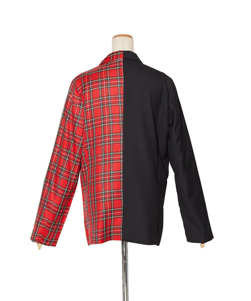 ankoROCK（アンコロック）の「ハンブンタータン一つボタンテーラードジャケット（テーラードジャケット・メンズ・A・ONE SIZE）」の3枚目の写真
