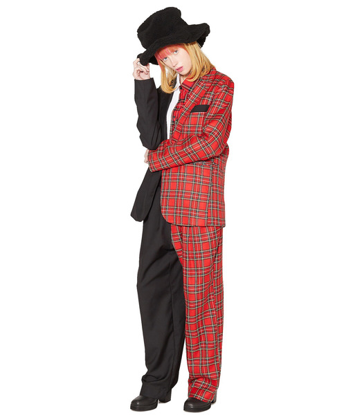 ankoROCK（アンコロック）の「ハンブンタータン一つボタンテーラードジャケット（テーラードジャケット・メンズ・A・ONE SIZE）」の5枚目の写真