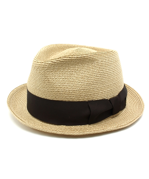 Lui's（ルイス）の「C-PLUS HEAD WEARS(シープラスヘッドウェアーズ) リネンハット（ハット・メンズ・ブラック/ベージュ・FREE）」の2枚目の写真