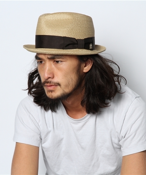 Lui's（ルイス）の「C-PLUS HEAD WEARS(シープラスヘッドウェアーズ) リネンハット（ハット・メンズ・ブラック/ベージュ・FREE）」の7枚目の写真