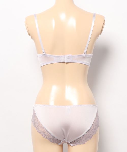 classicalelf（クラシカルエルフ）の「ラメシフォンブラジャー＆ショーツセット（ブラ&ショーツ・レディース・パープル/ピンク・E75/F70/F75/B75/A70/A75/C75/D75/E70/B70/C70/D70）」の4枚目の写真