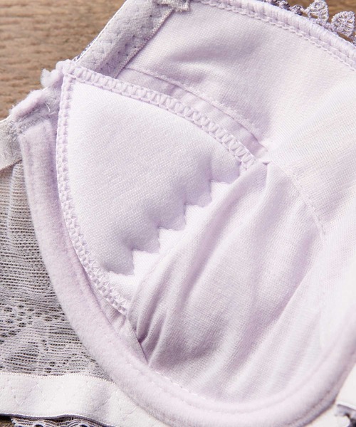 classicalelf（クラシカルエルフ）の「ラメシフォンブラジャー＆ショーツセット（ブラ&ショーツ・レディース・パープル/ピンク・E75/F70/F75/B75/A70/A75/C75/D75/E70/B70/C70/D70）」の8枚目の写真