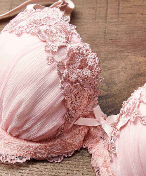 classicalelf（クラシカルエルフ）の「ラメシフォンブラジャー＆ショーツセット（ブラ&ショーツ・レディース・パープル/ピンク・E75/F70/F75/B75/A70/A75/C75/D75/E70/B70/C70/D70）」の10枚目の写真