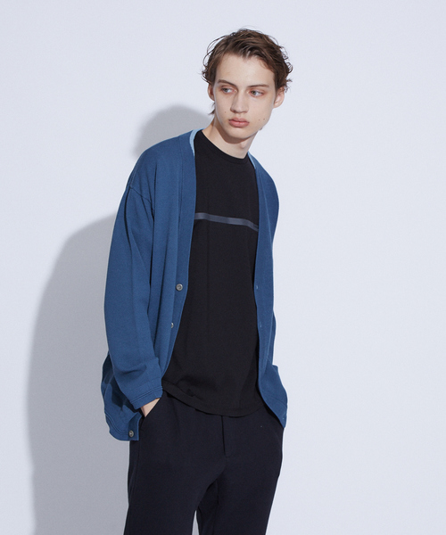 ABAHOUSE(アバハウス)の「タック カノコ Vネック カーディガン(カーディガン/ボレロ・メンズ・オレンジ系その他/ネイビー/グレイッシュブルー/グレイッシュベージュ・50/44/46/48)」の1枚目の写真