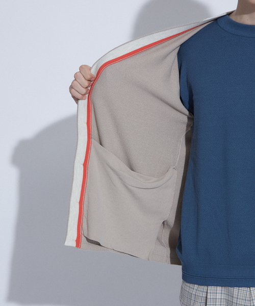 ABAHOUSE(アバハウス)の「タック カノコ Vネック カーディガン(カーディガン/ボレロ・メンズ・オレンジ系その他/ネイビー/グレイッシュブルー/グレイッシュベージュ・50/44/46/48)」の13枚目の写真