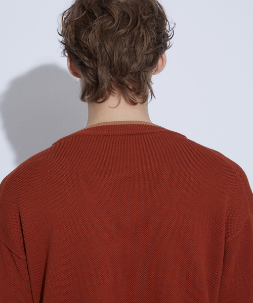 ABAHOUSE(アバハウス)の「タック カノコ Vネック カーディガン(カーディガン/ボレロ・メンズ・オレンジ系その他/ネイビー/グレイッシュブルー/グレイッシュベージュ・50/44/46/48)」の19枚目の写真