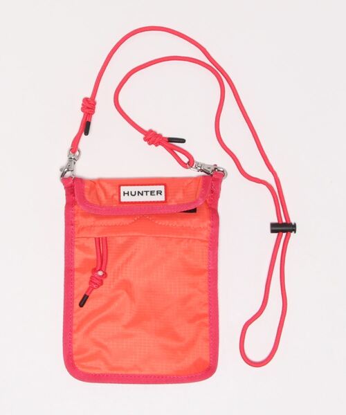 HUNTER（ハンター）の「《HUNTER》ORIGINAL PACKABLE PHONE POUCH（ショルダーバッグ・レディース・ブラック/オレンジ/オリーブ/レッド/ネイビー・FREE）」の5枚目の写真