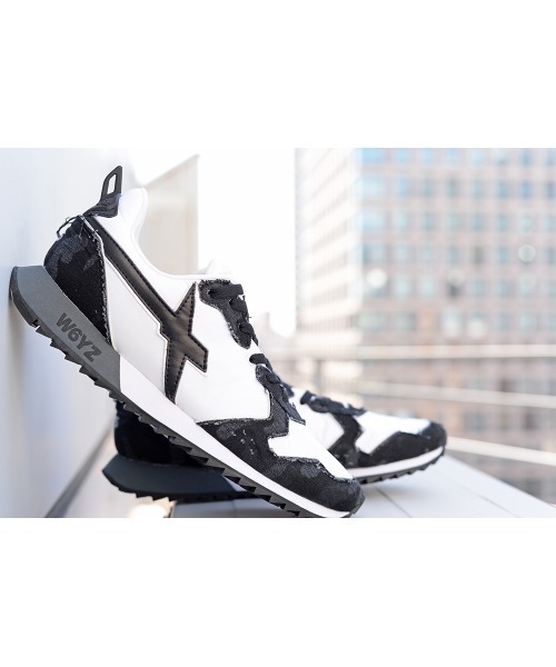 W6YZ(ウィズ)の「JET-M LIMITED EDITION W6YZ×RESOUNDCLOTHING (LEON5月号掲載)(スニーカー)」|ブラック