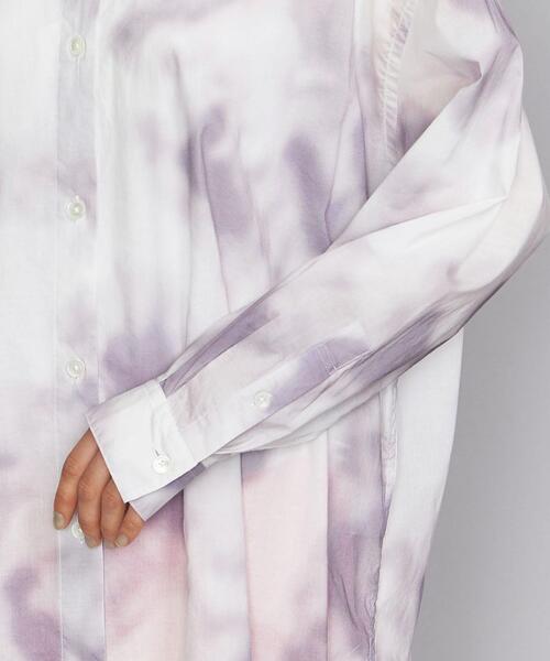 BEAUTY&YOUTH UNITED ARROWS（ビューティーアンドユースユナイテッドアローズ）の「BY コットンタイダイオーバーシャツо（シャツ/ブラウス・レディース・ライトグレー/イエロー・FREE）」の7枚目の写真