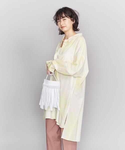 BEAUTY&YOUTH UNITED ARROWS（ビューティーアンドユースユナイテッドアローズ）の「BY コットンタイダイオーバーシャツо（シャツ/ブラウス・レディース・ライトグレー/イエロー・FREE）」の17枚目の写真