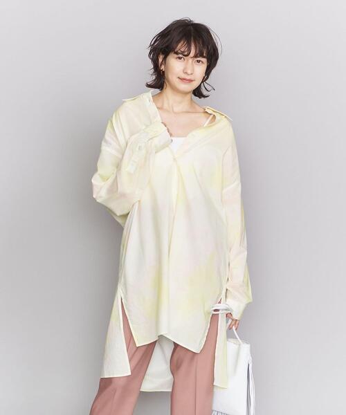 BEAUTY&YOUTH UNITED ARROWS（ビューティーアンドユースユナイテッドアローズ）の「BY コットンタイダイオーバーシャツо（シャツ/ブラウス・レディース・ライトグレー/イエロー・FREE）」の16枚目の写真