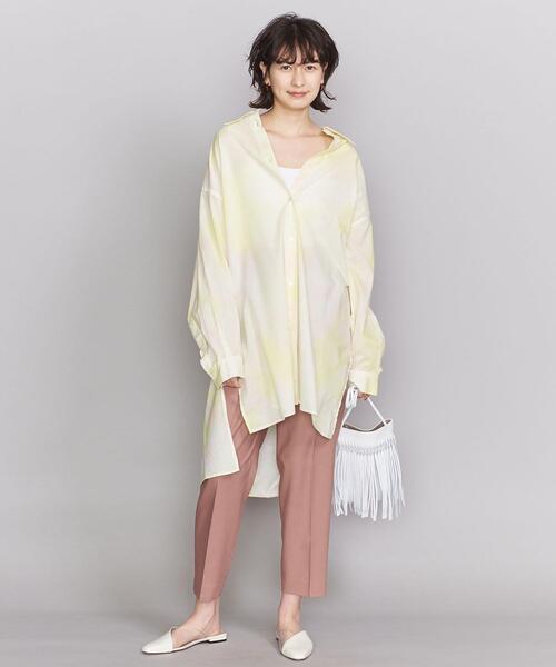 BEAUTY&YOUTH UNITED ARROWS（ビューティーアンドユースユナイテッドアローズ）の「BY コットンタイダイオーバーシャツо（シャツ/ブラウス・レディース・ライトグレー/イエロー・FREE）」の15枚目の写真